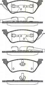 Комплект тормозных колодок (TRISCAN: 8110 80534)