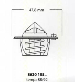 Термостат (TRISCAN: 8620 10588)