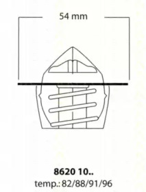 Термостат (TRISCAN: 8620 1082)