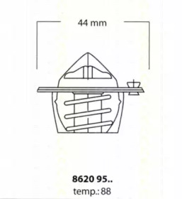 Термостат (TRISCAN: 8620 9588)