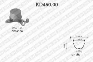 Ременный комплект (SNR: KD450.00)