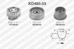 Ременный комплект (SNR: KD450.03)