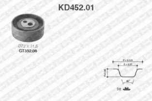 Ременный комплект (SNR: KD452.01)