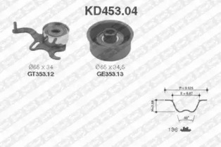 Ременный комплект (SNR: KD453.04)