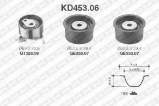 Ременный комплект (SNR: KD453.06)