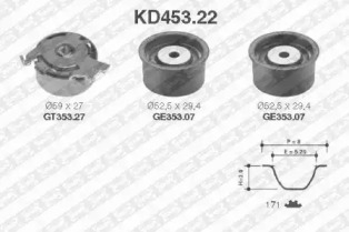 Ременный комплект (SNR: KD453.22)