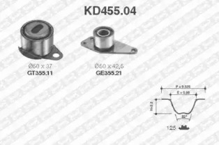 Ременный комплект (SNR: KD455.04)