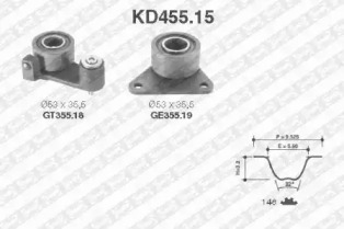 Ременный комплект (SNR: KD455.15)