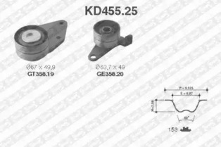 Ременный комплект (SNR: KD455.25)