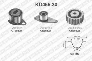 Ременный комплект (SNR: KD455.30)