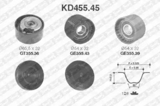 Ременный комплект (SNR: KD455.45)