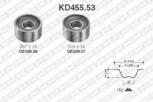 Ременный комплект (SNR: KD455.53)