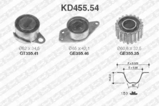 Ременный комплект (SNR: KD455.54)