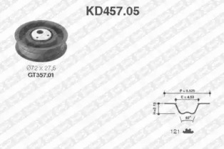 Ременный комплект (SNR: KD457.05)