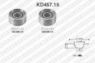 Ременный комплект (SNR: KD457.15)