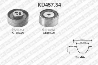 Ременный комплект (SNR: KD457.34)