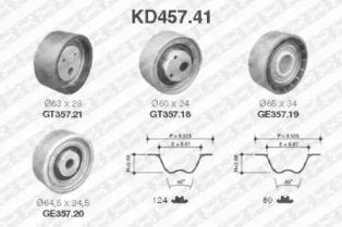 Ременный комплект (SNR: KD457.41)