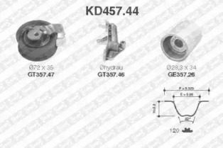 Ременный комплект (SNR: KD457.44)