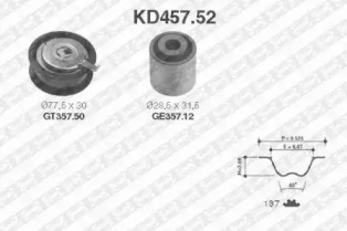 Ременный комплект (SNR: KD457.52)