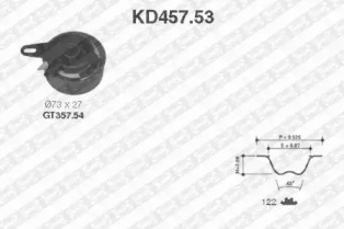 Ременный комплект (SNR: KD457.53)