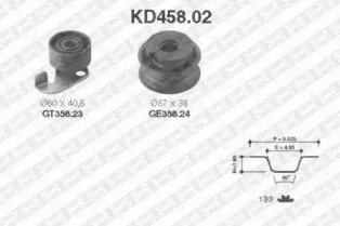 Ременный комплект (SNR: KD458.02)