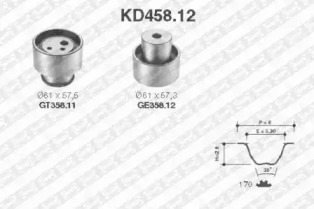 Ременный комплект (SNR: KD458.12)