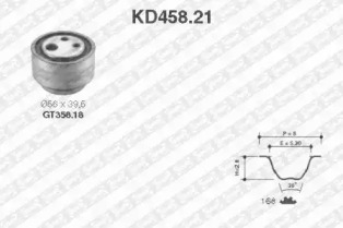 Ременный комплект (SNR: KD458.21)