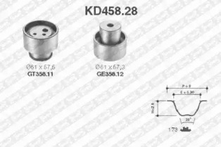 Ременный комплект (SNR: KD458.28)