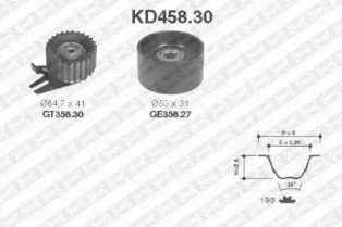 Ременный комплект (SNR: KD458.30)