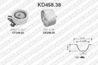 Ременный комплект (SNR: KD458.38)