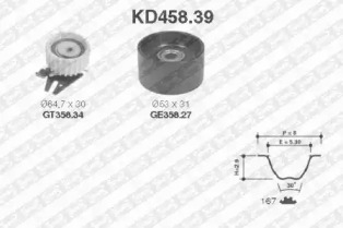 Ременный комплект (SNR: KD458.39)