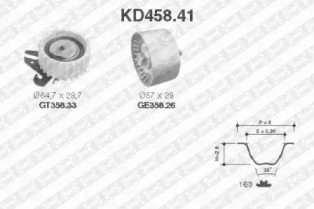 Ременный комплект (SNR: KD458.41)