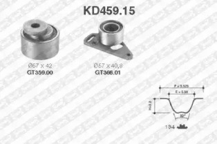 Ременный комплект (SNR: KD459.15)