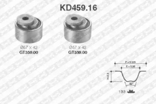 Ременный комплект (SNR: KD459.16)