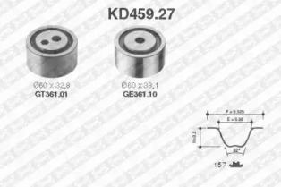 Ременный комплект (SNR: KD459.27)