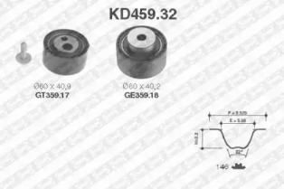 Ременный комплект (SNR: KD459.32)