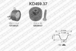 Ременный комплект (SNR: KD459.37)