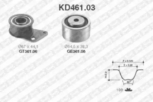 Ременный комплект (SNR: KD461.03)