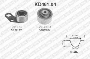 Ременный комплект (SNR: KD461.04)