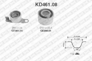 Ременный комплект (SNR: KD461.08)