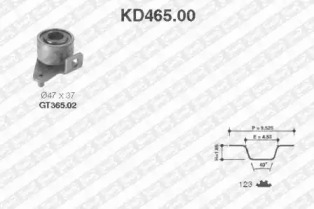 Ременный комплект (SNR: KD465.00)