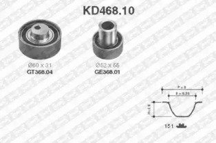 Ременный комплект (SNR: KD468.10)