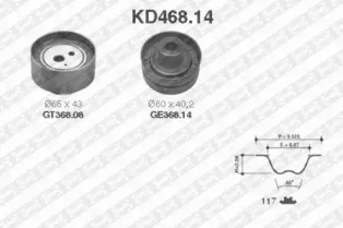 Ременный комплект (SNR: KD468.14)