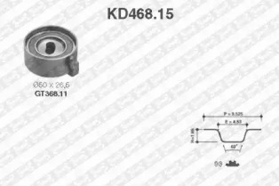 Ременный комплект (SNR: KD468.15)