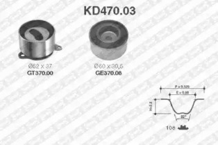 Ременный комплект (SNR: KD470.03)