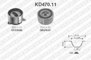 Ременный комплект (SNR: KD470.11)