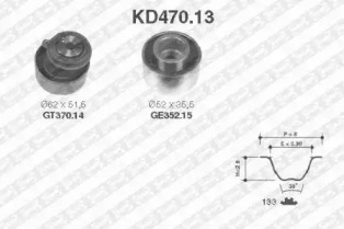 Ременный комплект (SNR: KD470.13)