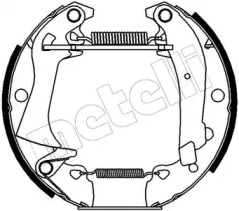 Комлект тормозных накладок (METELLI: 51-0008)