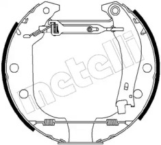 Комлект тормозных накладок (METELLI: 51-0012)