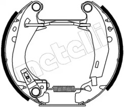 Комлект тормозных накладок (METELLI: 51-0022)